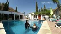 Sophia and Nat Get Wet In Spain