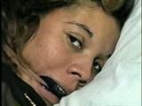PANTIES STUFFED IN MOUTH & CLEAVE GAGGED WITH HER SMELLY NYLON STOCKINGS (D26-15)