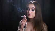 Ksenia is smoking 3 reds in a row in this great video