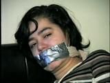 21 Yr OLD LATINA IS ACE BANDAGE, DUCT TAPE, WRISTS, OTM & HAND-GAGGED (D27-6)
