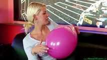 Blow2Pop pink promotional balloon