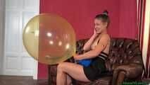 sexy topless pump2pop of ten balloons