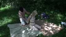 Melanie tied up and tortured outdoor-part 2, HD 1280x720