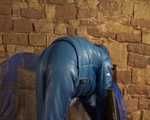 Get 2 Videos with Alina in shiny nylon Downwear from 2008