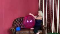 inflating a pink U16, a red TT17 and releasing the air [NonPop]