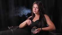 Gorgeous smoker Asya loves smoking on camera
