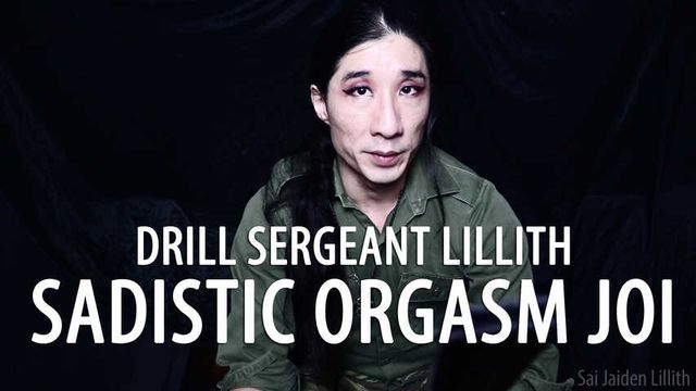 Drill Sergeant Sadistic Orgasm (Vagina Owner Masturbation Instructions)