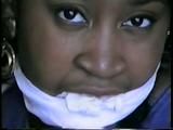 19 Yr OLD BLACK STUDENT MOUTH STUFFED, CLEAVE GAGGED, BALL-TIED, BAREFOOT & TOE-TIED (D38-17)