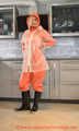 Miss Francine in AGU raingear and transparent raingear (original AGU)