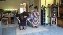 Kyra and Vanessa - tickle detector test Part 5 of  10