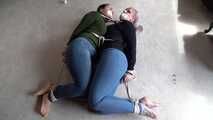 1094 Princess and Zara in Face to Face Hogtie
