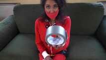 1332a Black Beauty in Santa Onesie Tape Up pt 1