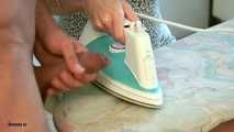 Penny's Cock Ironing And Cum Burning Handjob