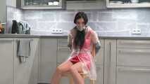 Miss Amira get bound and gagged and PVC dress