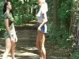 4 Video clips with Michelle and 2 with Michelle and Jill in shiny nylon Shorts from 2005-2008