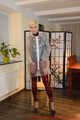 Miss Francine is bound and gagged in her nice tight PVC pants covered with a transparent raincoat