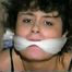 18 YR OLD LATINA CUTIE IS TUBE GAGGED, BALL-TIED & CLEAVE GAGGED (D41-2)