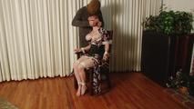 Dress Cut Open then Stuffed WrapGag for Damsel Lorelei