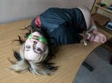 Anija in Barefoot Hogtie in a Tee