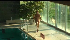 Nude in a public pool 3