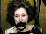 24 YEAR OLD ERICA IS HANDGAGGED, MOUTH STUFFED WITH PANTIES, SISTER HANDGAGGED, FEET TIED WITH NYLON STOCKINGS, HANDCUFFED & BALL-GAGGED (D57-5)