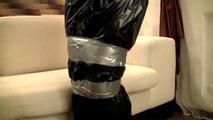 [From archive] Canella - Hogtaped in trash bags and cling film video