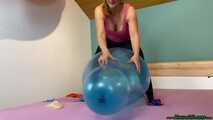 big sit2pop fun with Q24 and Cattex 32" balloons and helium