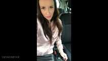 Pantyhose Babe Gearstick Play