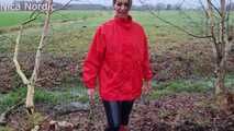 Welliewalk in red Hunter boots