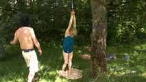 Melanie tied up and tortured outdoor-part 2, HD 1280x720