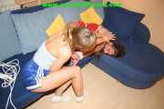 Get 1043 pictures from  Stella and Leoni tied and gagged in shiny nylon shorts from 2005-2008 in one package!