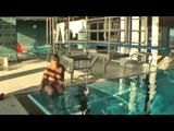 Nude in the public-pool -4-