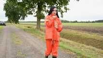 Miss Amira in AGU Adidas rain suit 