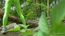 Green leggings in the forest - part 2