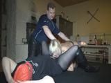 Part 2 of the suffering of the slaves spanking the new slave