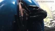 VEXIS RETURNS: Dressing up in latex and fucking herself Pt. 3 - Rocketdildofuck