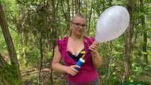 handpump2pop four balloons in the forest
