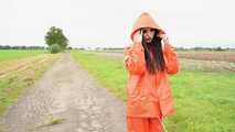 Miss Amira in AGU Adidas rain suit 