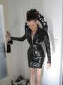 Special pictures of Mistress Nycky in a vinyl dress