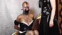 French Maid Francine dominated by Lady Nadja (short video)