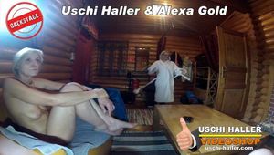 Backstage: Uschi and Alexa in the banya