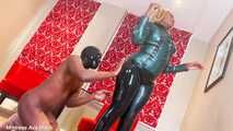 Shining up his Rubber Mistress