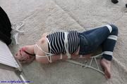 Taylor first hogtied