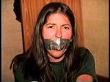 FIRST GRADE LATINA SCHOOL TEACHER  IS F0RCED TO STUFF HER OWN MOUTH WITH HER SOCKS, TAPE UP HER MOUTH, LEGS AND BARE FEET (D66-7)