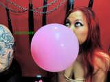 Balloon fun with Alt model Amara Zane and Asian Goddess Jasmine Jade