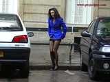 016084 The Heavy Traffic Causes Eve To Pee In A Very Busy Paris Street