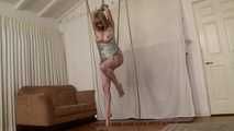 Barefoot Suspension Squirming in Silky Slip - Plus HowTo with Lorelei and Mr Fish