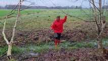 Welliewalk in red Hunter boots