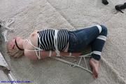 Taylor first hogtied