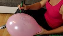 painting on balloons